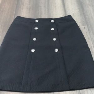 J. McLaughlin black mini skirt